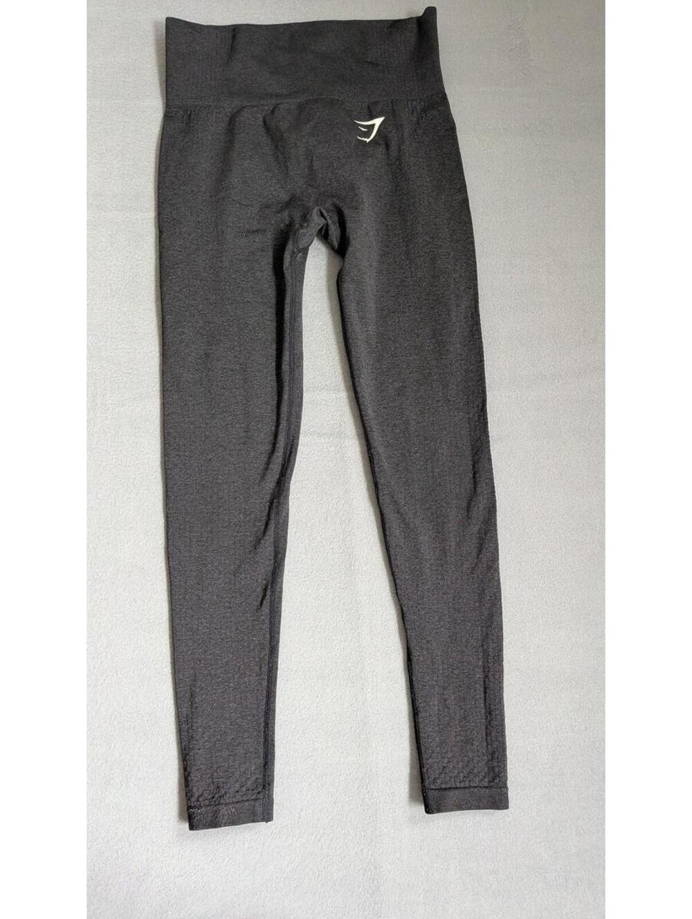 Gymshark Leggings Womens XS Gray High Waist Seamless Ankle Yoga Gym Workout
